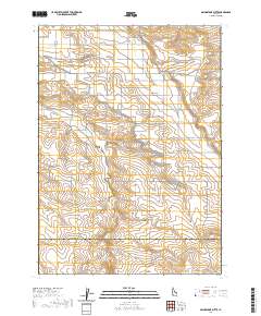 Grindstone Butte 2020 topographic map thumbnail