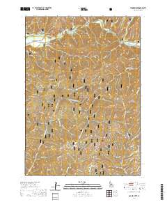 Grouse Butte 2020 topographic map thumbnail
