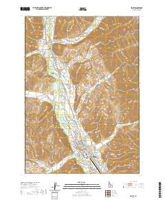 Hailey 2020 topographic map thumbnail