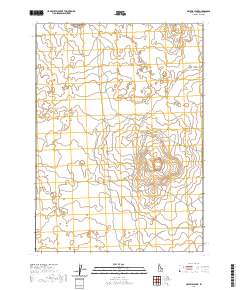 Halfway Lake 2020 topographic map thumbnail