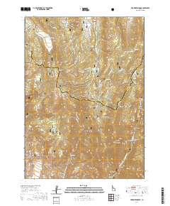 Harrington Peak 2020 topographic map thumbnail
