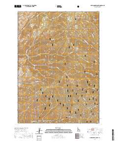 Harris Creek Summit 2020 topographic map thumbnail