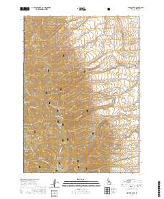 Hartley Peak 2020 topographic map thumbnail