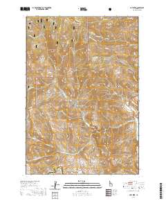 Hat Creek 2020 topographic map thumbnail