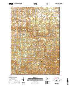 Hawley Gulch 2020 topographic map thumbnail