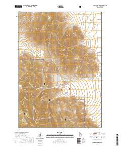 Hawley Mountain 2020 topographic map thumbnail