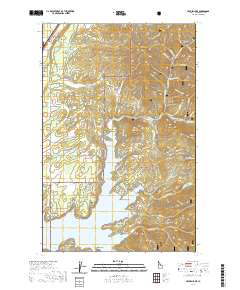 Hayden Lake 2020 topographic map thumbnail