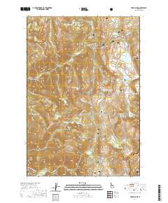 Hazard Lake 2020 topographic map thumbnail