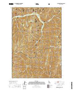 Henderson Ridge 2020 topographic map thumbnail
