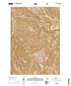 Herd Lake 2020 topographic map thumbnail