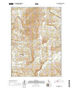 Hog Creek Butte 2020 topographic map thumbnail