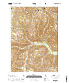 Honeymoon Lake 2020 topographic map thumbnail