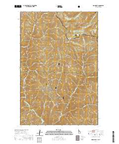 Hoodoo Pass 2020 topographic map thumbnail