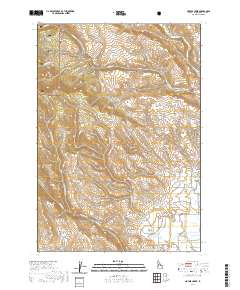 Hopper Creek 2020 topographic map thumbnail
