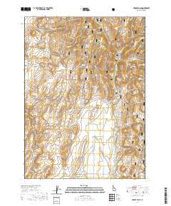 Hopper Gulch 2020 topographic map thumbnail