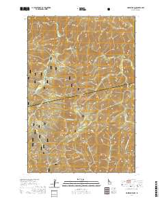 Horseshoe Lake 2020 topographic map thumbnail