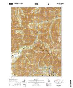 Horton Peak 2020 topographic map thumbnail
