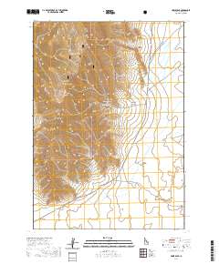Howe Peak 2020 topographic map thumbnail