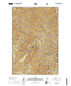 Hoyt Mountain 2020 topographic map thumbnail