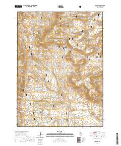Ibex Peak 2020 topographic map thumbnail