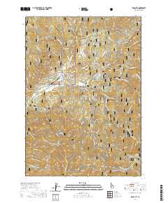 Idaho City 2020 topographic map thumbnail
