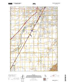 Idaho Falls South 2020 topographic map thumbnail