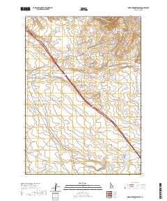 Indian Creek Reservoir 2020 topographic map thumbnail