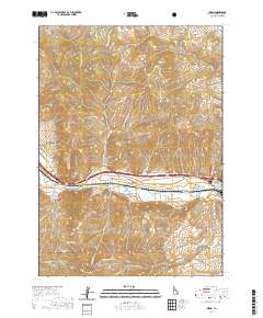 Inkom 2020 topographic map thumbnail