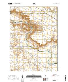 Jackass Butte 2020 topographic map thumbnail