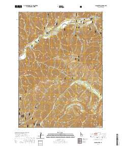 Jackson Peak 2020 topographic map thumbnail