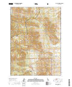 Jeff Cabin Creek 2020 topographic map thumbnail