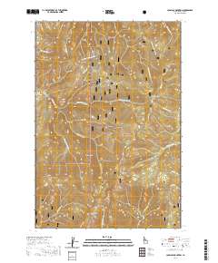 John Day Mountain 2020 topographic map thumbnail