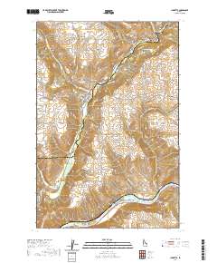 Juliaetta 2020 topographic map thumbnail