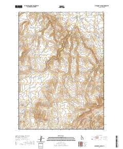 Jump Creek Canyon 2020 topographic map thumbnail