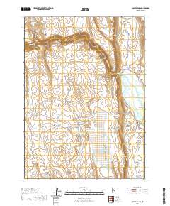 Juniper Basin SE 2020 topographic map thumbnail