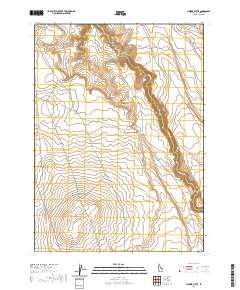 Juniper Butte 2020 topographic map thumbnail