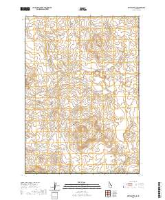 Kettle Butte NW 2020 topographic map thumbnail