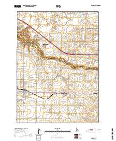 Kimberly 2020 topographic map thumbnail