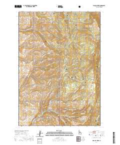 King Hill Creek 2020 topographic map thumbnail