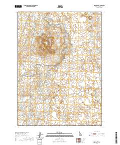 Kinzie Butte 2020 topographic map thumbnail