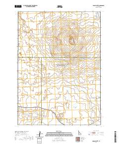 Laidlaw Butte 2020 topographic map thumbnail