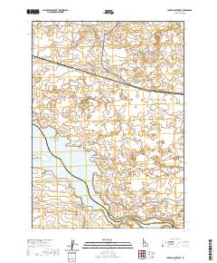 Lake Walcott East 2020 topographic map thumbnail