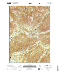 Langer Peak 2020 topographic map thumbnail