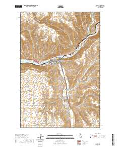 Lapwai 2020 topographic map thumbnail