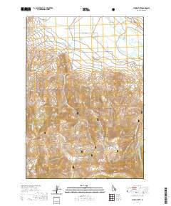 Lehman Butte 2020 topographic map thumbnail