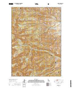 Lem Peak 2020 topographic map thumbnail