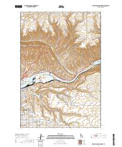 Lewiston Orchards North 2020 topographic map thumbnail