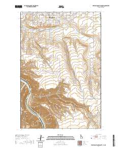 Lewiston Orchards South 2020 topographic map thumbnail
