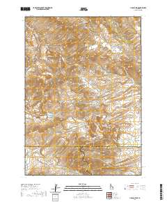 Lincoln Peak 2020 topographic map thumbnail