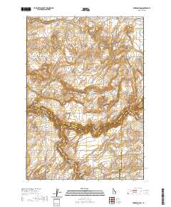 Linderman Dam 2020 topographic map thumbnail